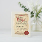 強盗契約 ポストカード (スタンド正面)