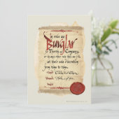 強盗契約 招待状 (スタンド正面)