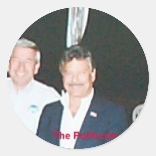 強盗政治家 ラウンドシール (正面)