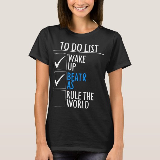 強直性脊椎炎を伴う関節炎 Tシャツ (正面)