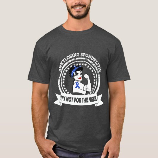 強直性脊椎炎戦士認識度 Tシャツ (正面)