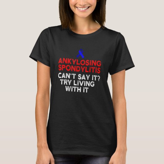 強直性脊椎炎生存者の英雄ベクテレ戦争 Tシャツ (正面)