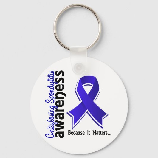 強直性脊椎炎認識度5 キーホルダー (正面)