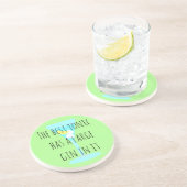 強直最高の剤に大きな銀が入っている コースター (側面)