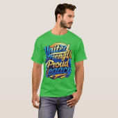強統一されたさ誇りを持った、レガシーTシャツ Tシャツ (正面フル)