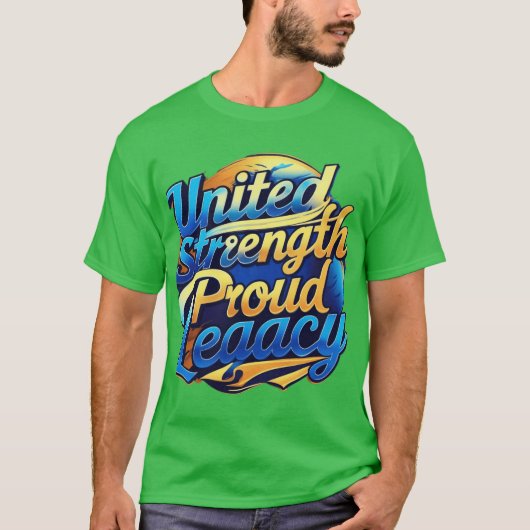 強統一されたさ誇りを持った、レガシーTシャツ Tシャツ (正面)