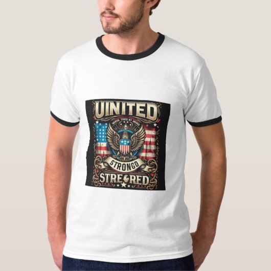 強統一された誇りを持った Tシャツ (正面)