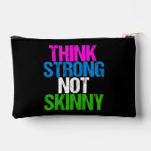 強考えいNot Skinnyやる気を起こさせるフィットネス アクセサリーポーチ (裏面)