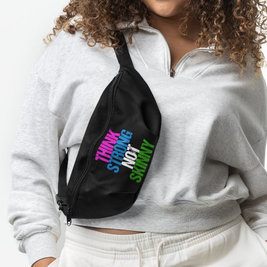 強考えいNot Skinnyやる気を起こさせるフィットネス ファニーパック