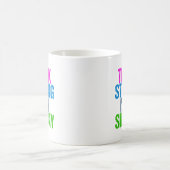 強考えいNot Skinny感動的フィットネス コーヒーマグカップ (中央)