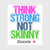 強考えいNot Skinny感動的フィットネス シール (シート)