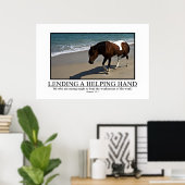 強者は弱者を助けるのが当然だ ポスター (ホームオフィス)