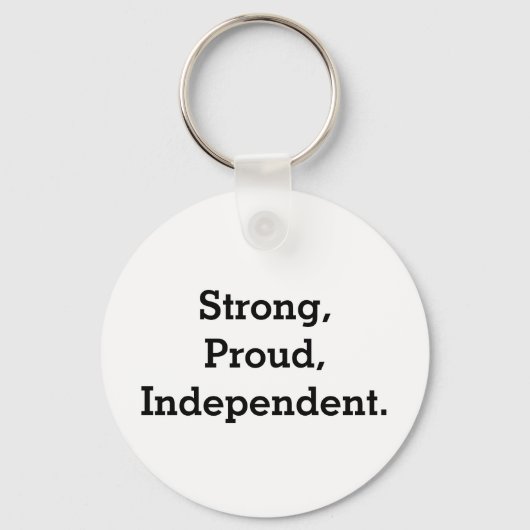 強誇りを持ったい キーホルダー (正面)