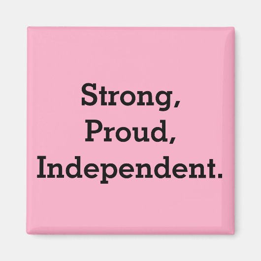 強誇りを持ったい マグネット (正面)