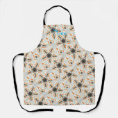 強調されたムーア色の星   エプロン (正面)