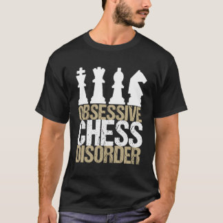 強迫おもしろいチェス障害 Tシャツ