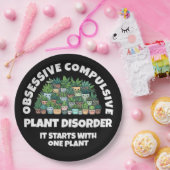 強迫おもしろい性植物障害 ペーパープレート (パーティー)