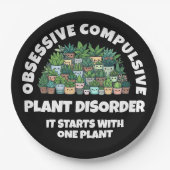 強迫おもしろい性植物障害 ペーパープレート (正面)