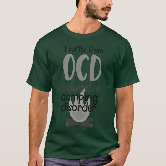 強迫キャンプ障害OCDの乙女 Tシャツ (正面)
