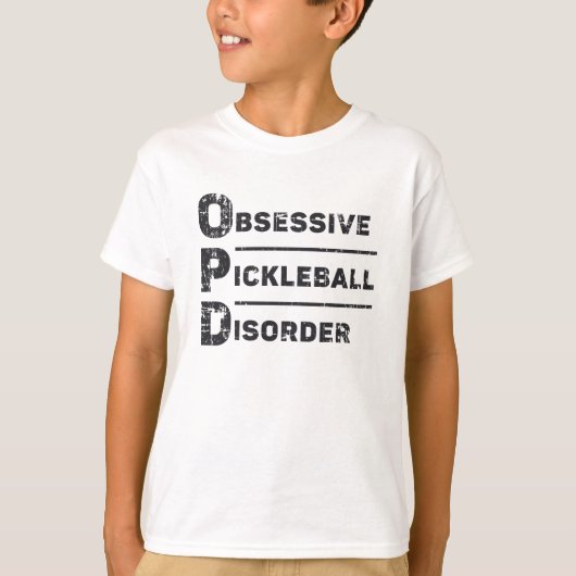強迫ピックボール障害ピックボールのギフト Tシャツ (正面)