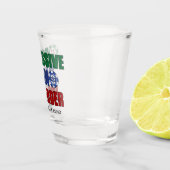 強迫性おもしろいカジノ障害カスタム ショットグラス (右)