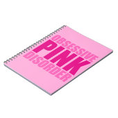 強迫性かわいらしピンク病 ノートブック (左側)