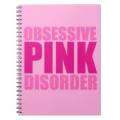強迫性かわいらしピンク病 ノートブック (正面)