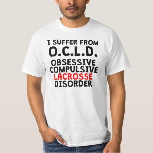 強迫性のラクロスの無秩序 Tシャツ