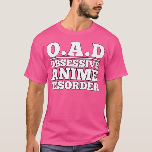 強迫性アニメ障害 Tシャツ (正面)