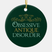 強迫性アンティーク障害 セラミックオーナメント (正面)