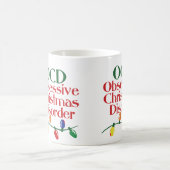 強迫性クリスマス障害 コーヒーマグカップ (中央)