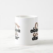 強迫性クーガー障害 コーヒーマグカップ (中央)