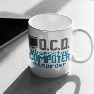 強迫性コンピューター障害 コーヒーマグカップ
