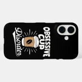 強迫性コーヒーカップ症候群 面白グッズ Case-Mate iPhoneケース (裏面 (横))