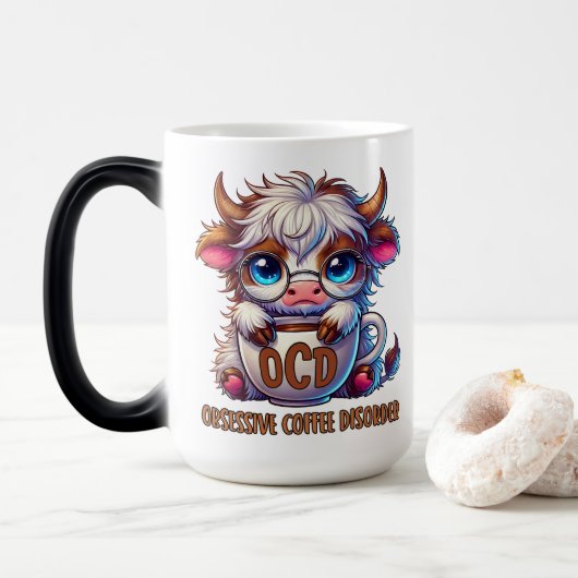 強迫性コーヒー障害  モーフィングマグカップ (ドーナツ)
