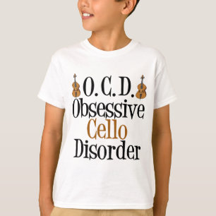 強迫性チェロ障害 Tシャツ