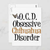 強迫性チワワ病 ポストカード (正面/裏面)