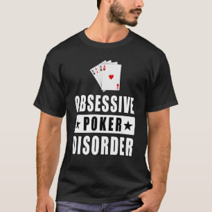 強迫性トランプのポーカー障害 – おもしろい引用文 Tシャツ