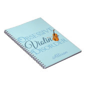 強迫性バイオリン障害 ノートブック (右側)