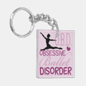 強迫性バレエ障害 キーホルダー (正面左)