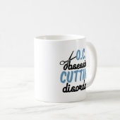 強迫性切断障害 |おもしろい美容師 コーヒーマグカップ (正面右)