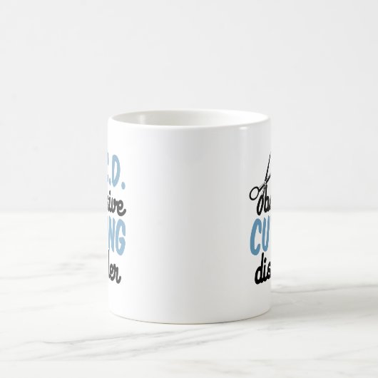 強迫性切断障害 |おもしろい美容師 コーヒーマグカップ (中央)