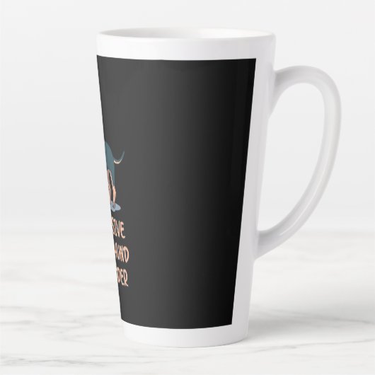 強迫性大急ディコード カフェラテマグ (右)