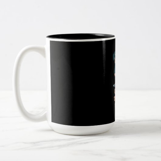強迫性大急ディコード ツートーンマグカップ (左)