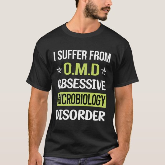 強迫性愛微生物微生物学者 Tシャツ (正面)