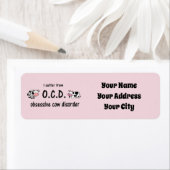 強迫性牛病差出人住所ラベル ラベル (インサイチュ)