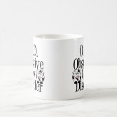 強迫性牛病 コーヒーマグカップ (中央)