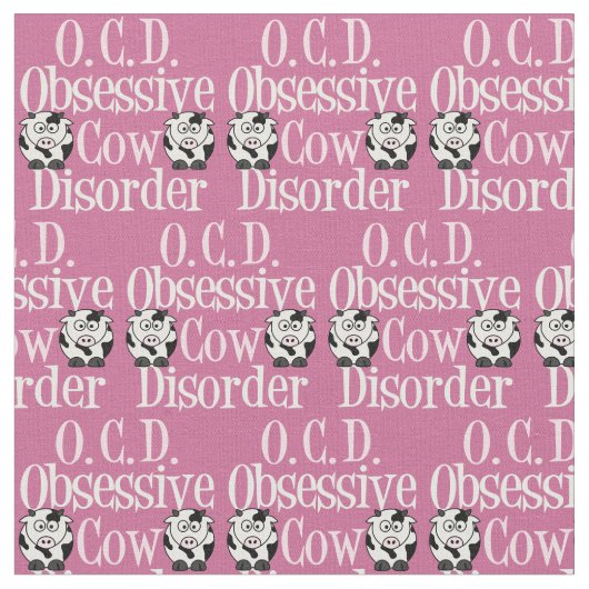 強迫性牛病 ファブリック (クローズアップ)