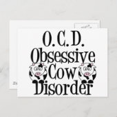 強迫性牛病 ポストカード (正面/裏面)