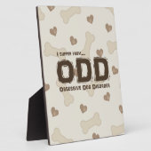 強迫性犬病 フォトプラーク (側面)